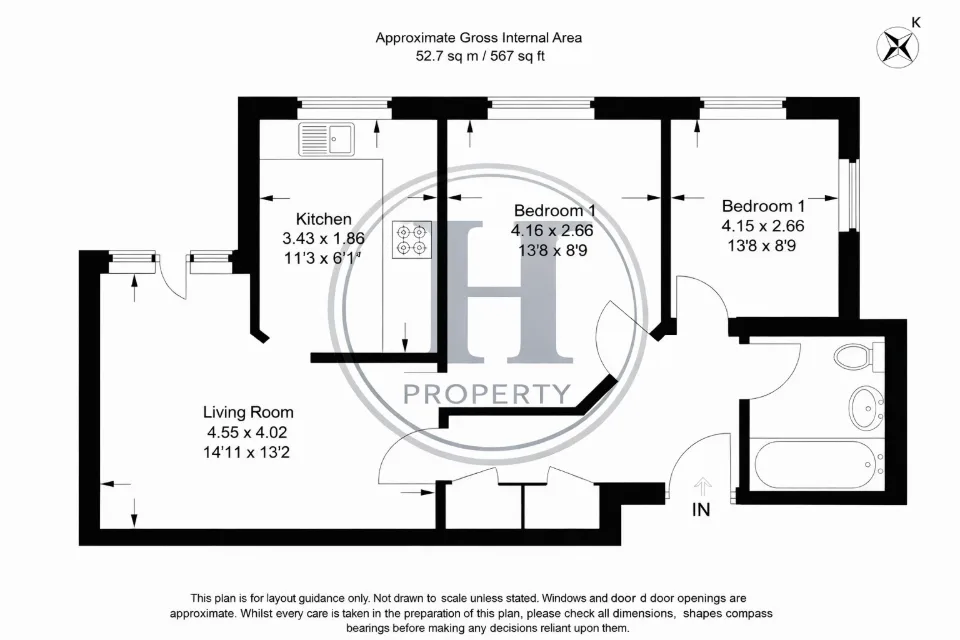 Floor plan of Boston Lodge, 190 Windmill Road, W5